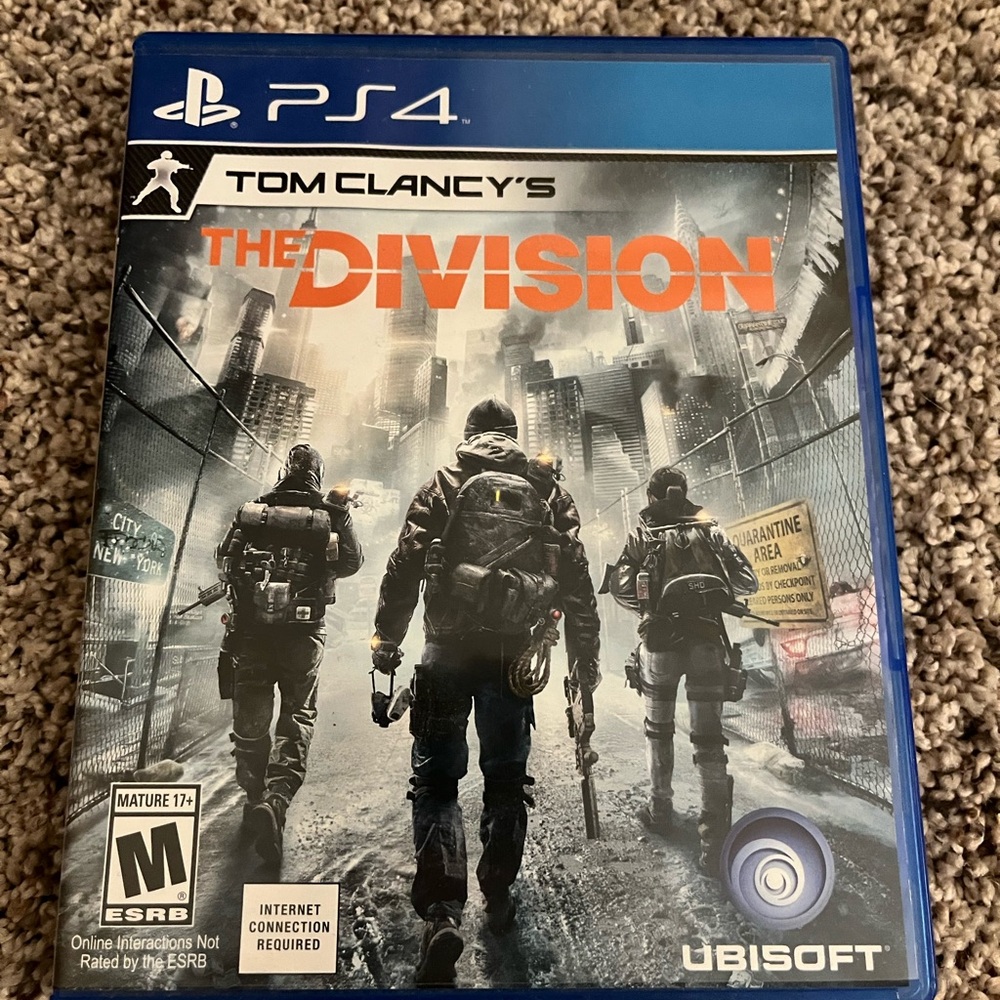 Tom Clancy's The Division PS4 Game by - Blue